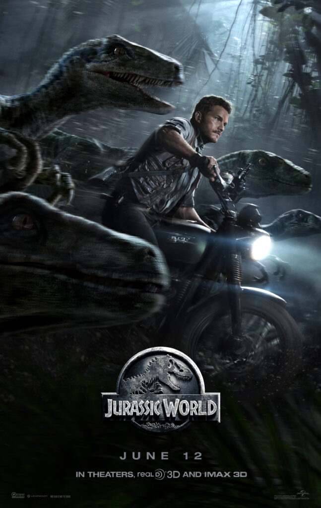 JURASSIC WORLD (2015) - Directed by Colin Trevorrow, this Jurassic Park sequel takes the action to a new level, grossing $719.63 million domestically.