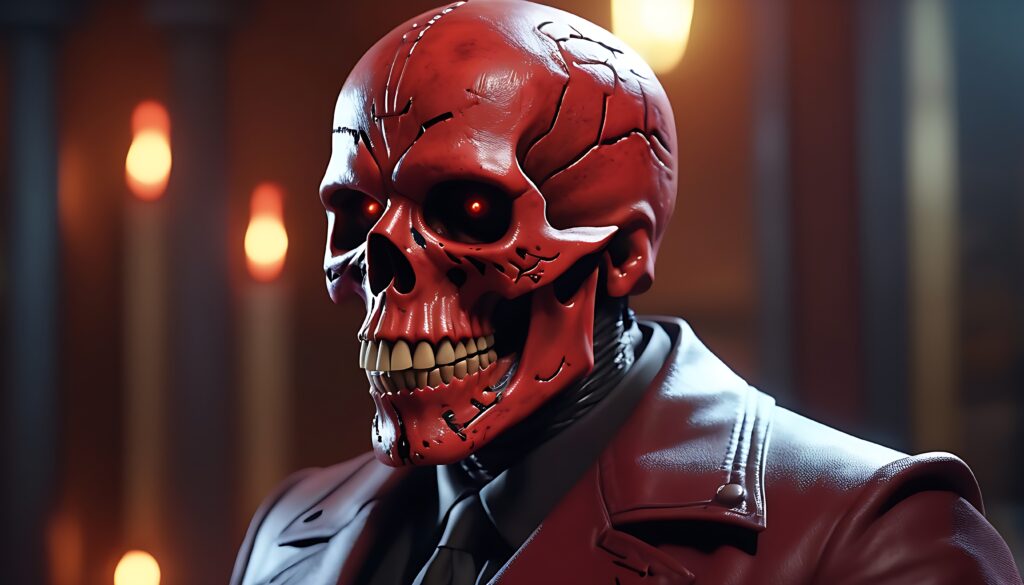 Red Skull's Purgatorial Afterlife: Consider the theory that Red Skull, transported to Vormir, is stuck in a purgatorial state, forever tied to the Soul Stone due to his actions during World War II.
