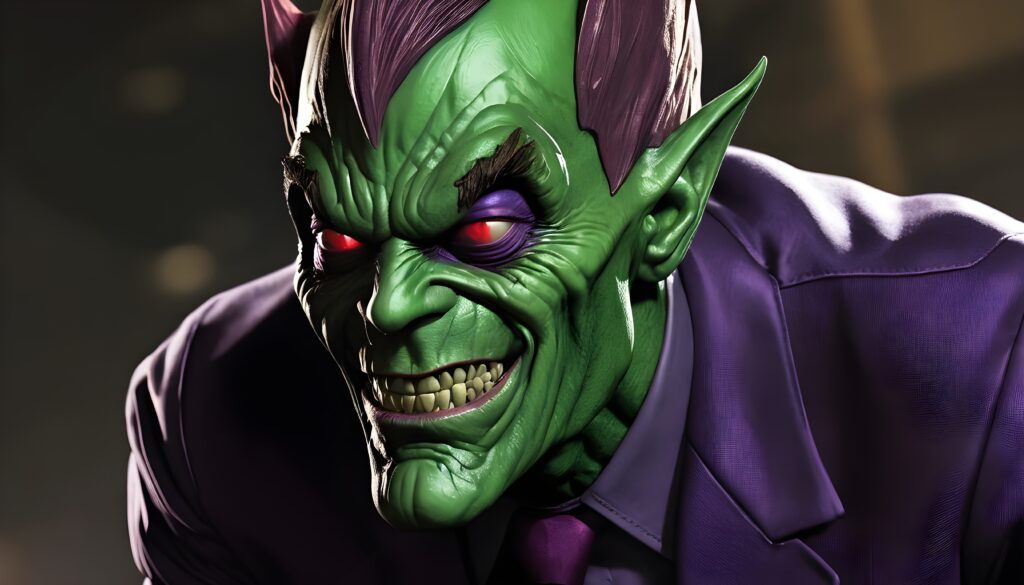 Norman Osborn / Green Goblin: Delve into the psyche of Norman Osborn as he transforms into the maniacal Green Goblin. Witness his struggle for power, his complex relationships, and the descent into madness that defines his character.