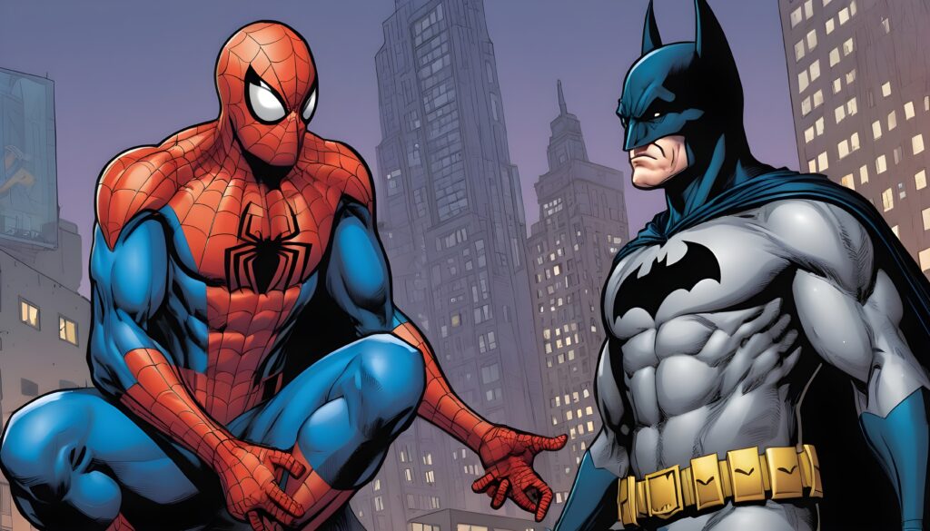 Spider-Man and Batman: Disordered Minds (1995):
J.M. DeMatteis and Mark Bagley bring together two of the biggest heroes of the '90s in a crossover that sees them facing off against the deranged duo of Joker and Carnage. With its exploration of their similarities and differences, it's a true time capsule of the era.