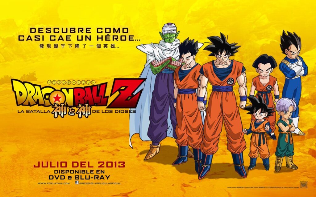 Beerus, the God of Destruction, awakens and seeks a fight with the legendary Super Saiyan God. Goku embarks on a journey to unlock this new power and defend Earth from Beerus' wrath.

Reason to Watch: This movie marks a significant turning point in the Dragon Ball franchise. It introduces the concept of God Ki and sets the stage for the events of Dragon Ball Super. The humor and action are perfectly balanced.

Pros: Introduces the concept of God Ki and a new level of power for Goku. Fantastic animation and fight choreography. Maintains the lighthearted tone of Dragon Ball while introducing a serious threat.

Cons: The villain's motivations can be a bit unclear.